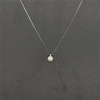 Anhänger Lelune Dame in Weißgold Perla LLPN01.65